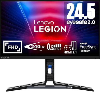 Lenovo Legion R25f-30 Monitor 24.5" FHD 1920x1080 HDR10 AMD FreeSync 240Hz 0.5ms 