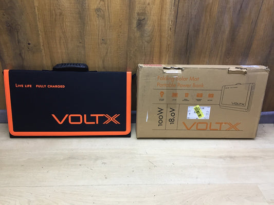 VoltX Faltbares Solarpanel 100W 18V Monokristalline Solarmodul, I33120