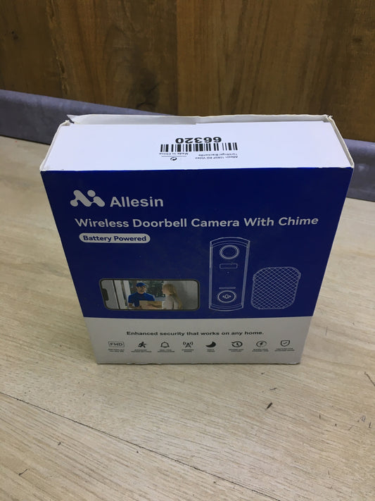 Allesin 66320 Video-Türklingel mit Gong WLAN 1080P, I31435