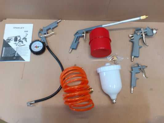 Stanley Zubehör für Luftkompressoren, Airtoolkit 8 Stück, 9045671STN, I11638