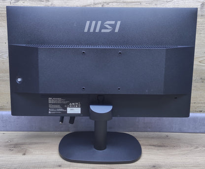 MSI PRO MP245V Monitor 23.8" FHD 1920x1080 VA HDMI VGA Adaptive Sync 100Hz 1ms 