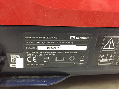 Einhell Freelexo CAM 500 robotic lawnmower (3413990), I33520 