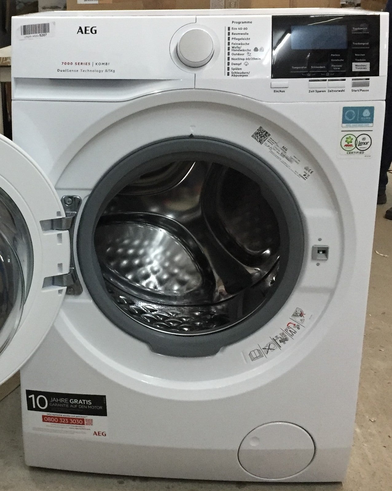 AEG Electrolux 7000 ProSteam L7WBA60680 Waschtrockner 8 kg Waschen 5 kg Trocknen