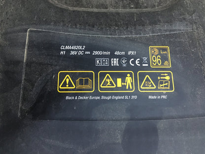 Black & Decker CLMA4820L2 Akku-Rasenmäher 48 cm, I12272