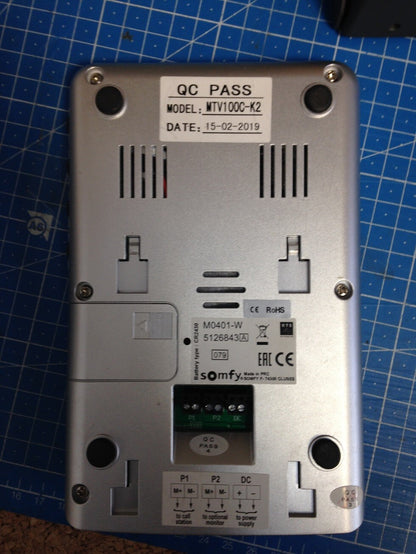 Somfy 2401330 - Farb-Videotürsprechanlage V100 inkl. Gegensprechanlage, V11294