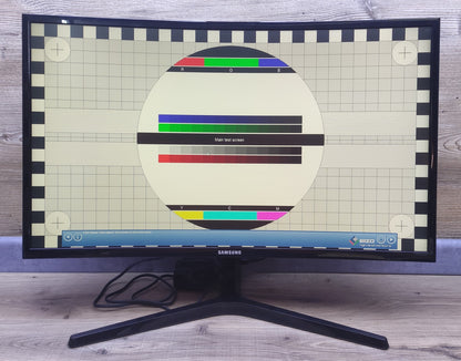 Samsung C27F398FWU Monitor 27" Curved FHD 1920x1080 HDMI DP AMD FreeSync 60Hz