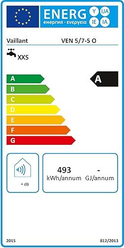 Vaillant  eloSTOR plus Warmwasserspeiche VEN 5/7-5 O, 5 Liter, EEK:A, I27479