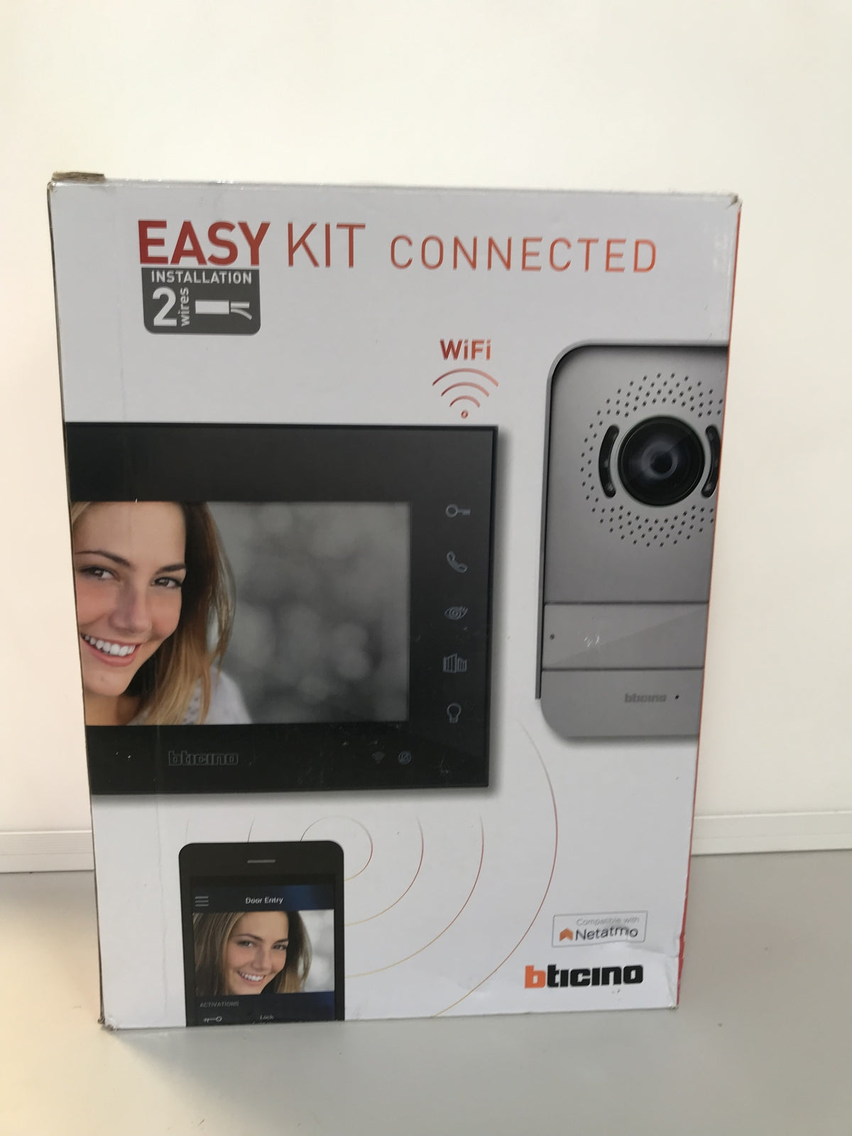 Bticino 318015 Easykit Video-Gegensprechanlage, Touchscreen 7 Zoll, I32204