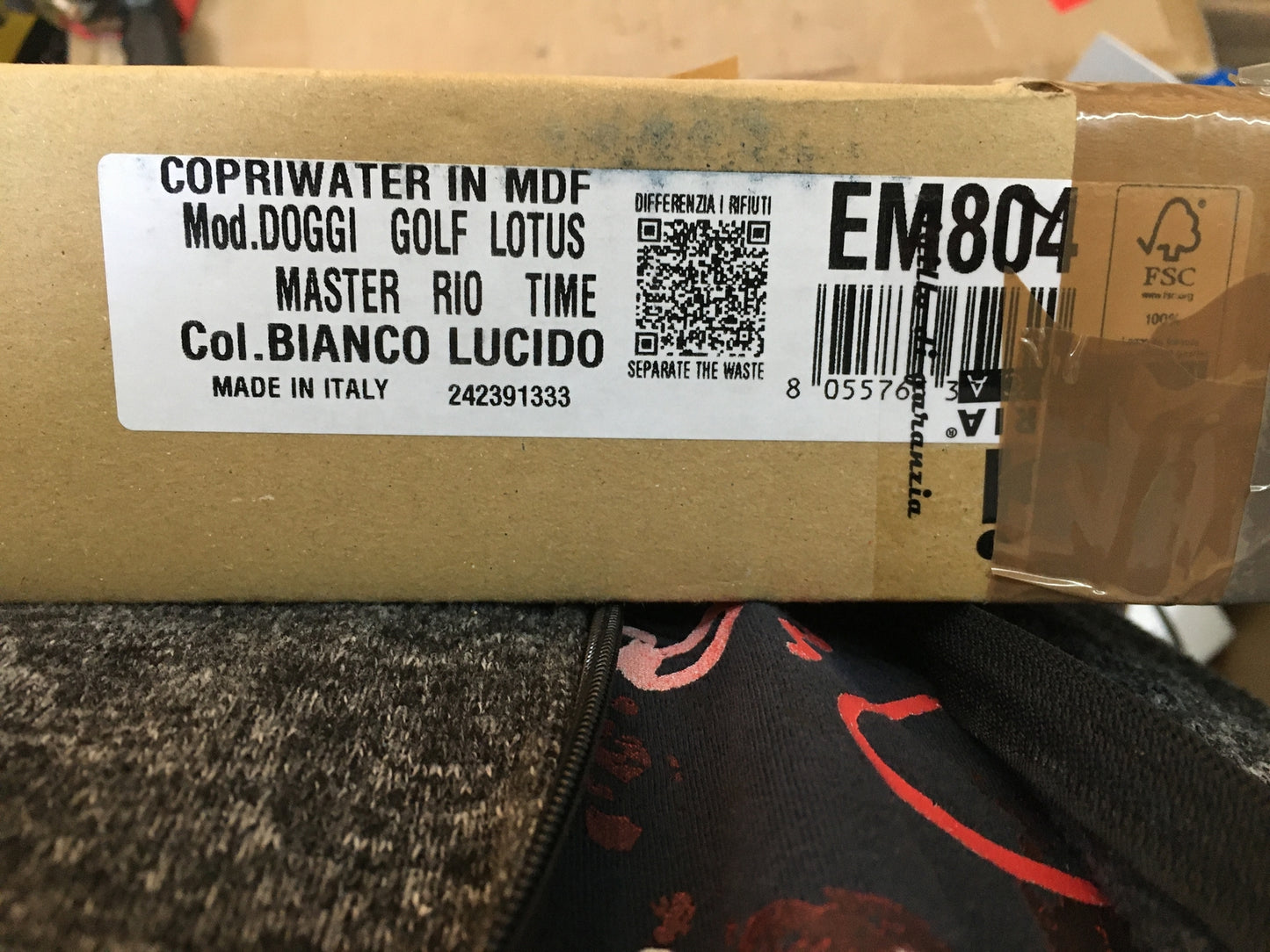 king seat  EM804 WC-Sitz, MDF, Hochglanzweiß, 44 x 36 x 4 cm, I31059