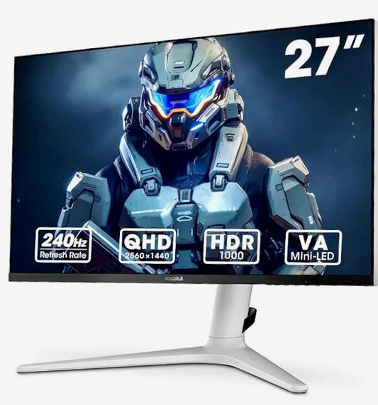 KOORUI GN10 MG27K1Q Gaming Monitor 27" QHD 2560x1440 HDR mini-LED HDMI DP 240hz 