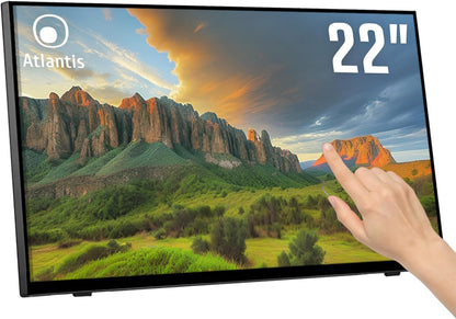 Atlantis A05-T22A-VHDM Touchscreen Monitor 22" FHD 1920x1080 HDMI VGA DP Vesa