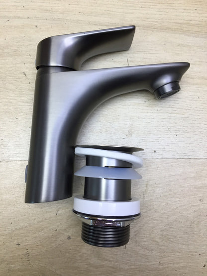 SCHÜTTE BOSTON Wasserhahn Bad Graphit matt 33212, Waschtischarmatur, I33909