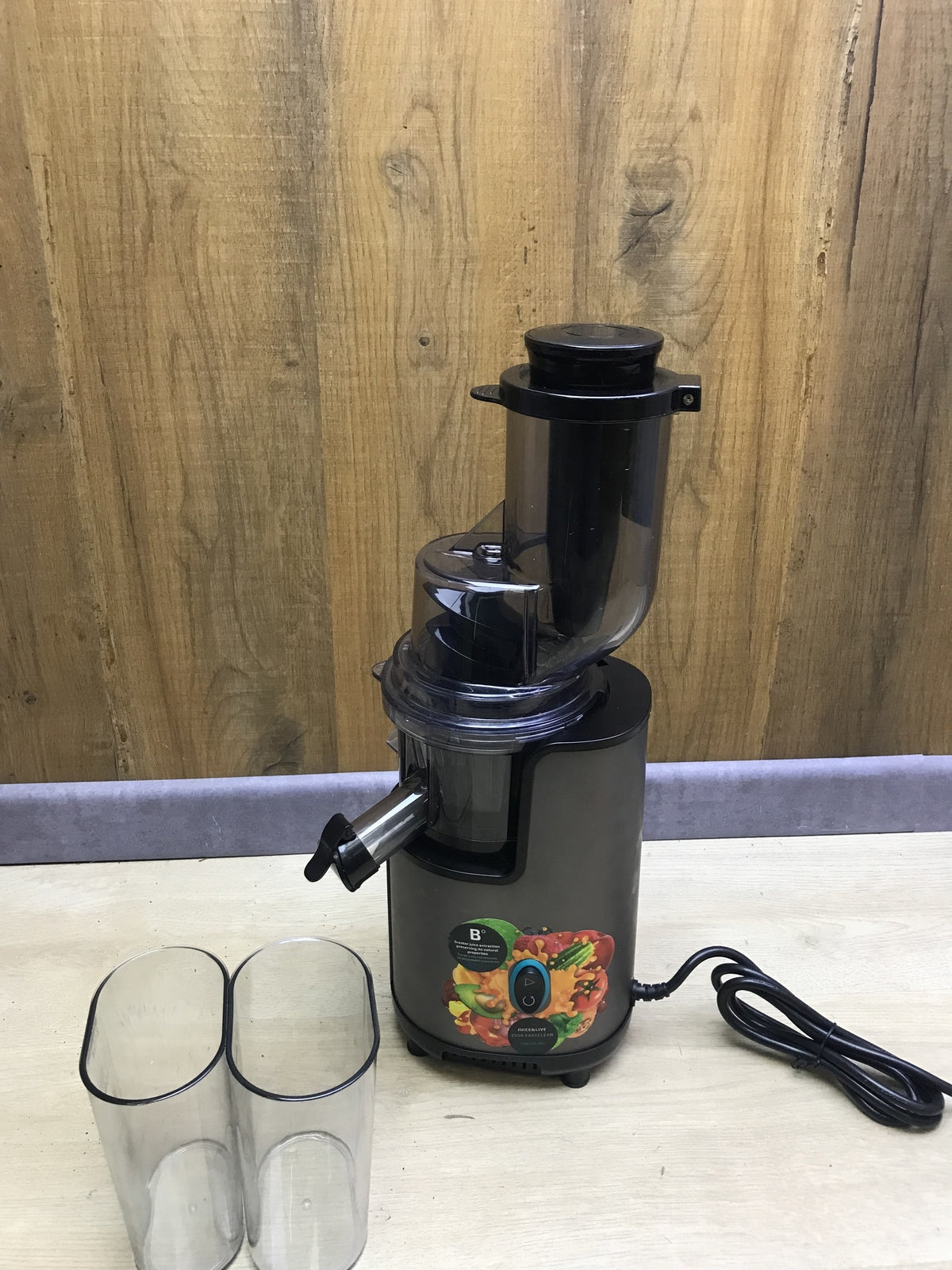 Cecotec Juice&Live 2500 EasyClean Kaltpress-Entsafter (04276), 200W, I29053