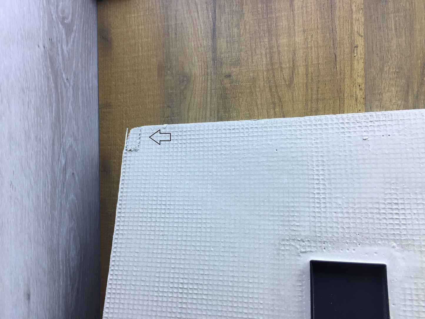 Aurlane Duschelement 80 x140 x 4 cm direkt befliesbar I27183