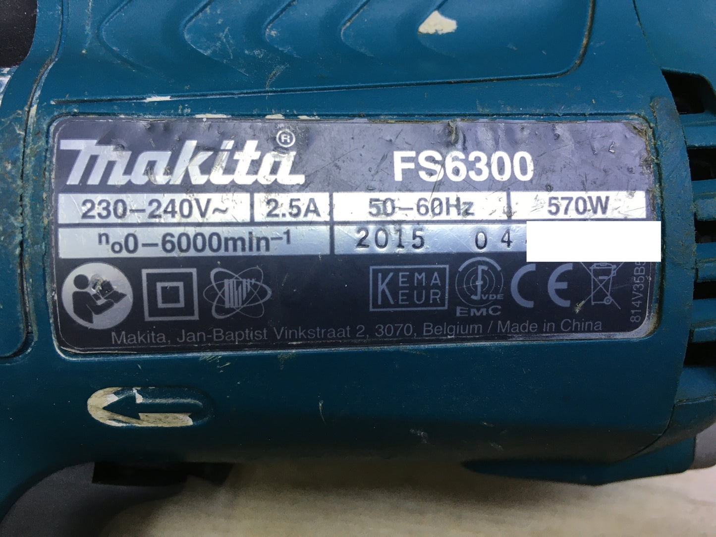 Makita FS6300 Elektro-Trockenbauschrauber, I32108