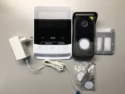 Somfy 1870535 V100+ Video Gegensprechanlage, 4,3 Zoll Monitor Nachtsicht, I06174