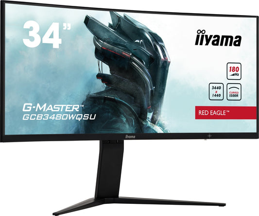 iiyama G-Master GCB3480WQSU-B1 Monitor 34" 3440x1440 HDR FreeSync 165Hz 0.4ms 