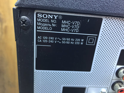 Sony MHC-V7D Soundsystem Party Music System Gestensteuerung, I32206