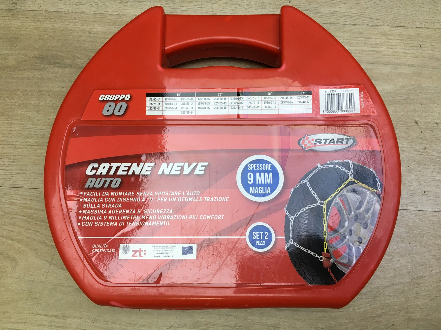 START GRUPPRO 80 Schneeketten 8369, 9 Millimeter, Gruppe 80, I31088