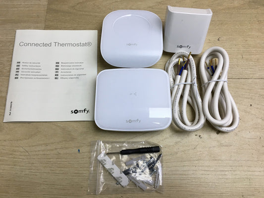 Somfy 1870775 Thermostat vernetzt Radio V2, für Heizung oder Kessel, I34275