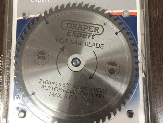Draper 09478 Sägeblatt 210x30x60mm, I25387
