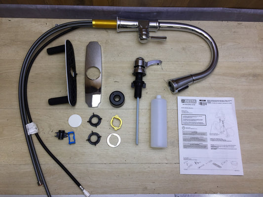 Delta Faucet Spargo 19964Z-SD-DST Küchenarmatur ausziehbar, Wasserhahn, I32985