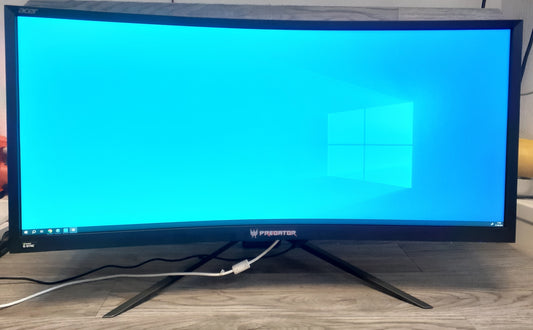 Acer Predator Z35P bmiphz Gaming Monitor 35" UWQHD 3440x1440 NVIDIA G-Sync 120Hz 
