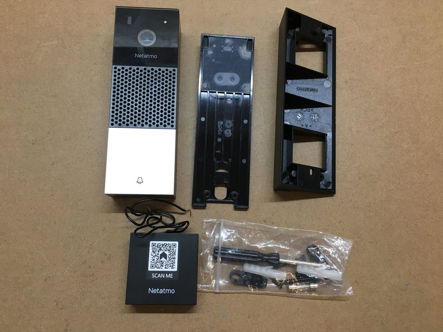 Netatmo Smarte Video-Türklingel mit Kamera, WLAN, 2-Wege-Audio, I32557