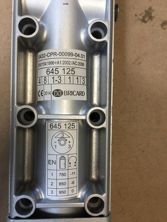 Bricard 6451257 Türschließer mit Zahnriemen, exzentriert, I13972