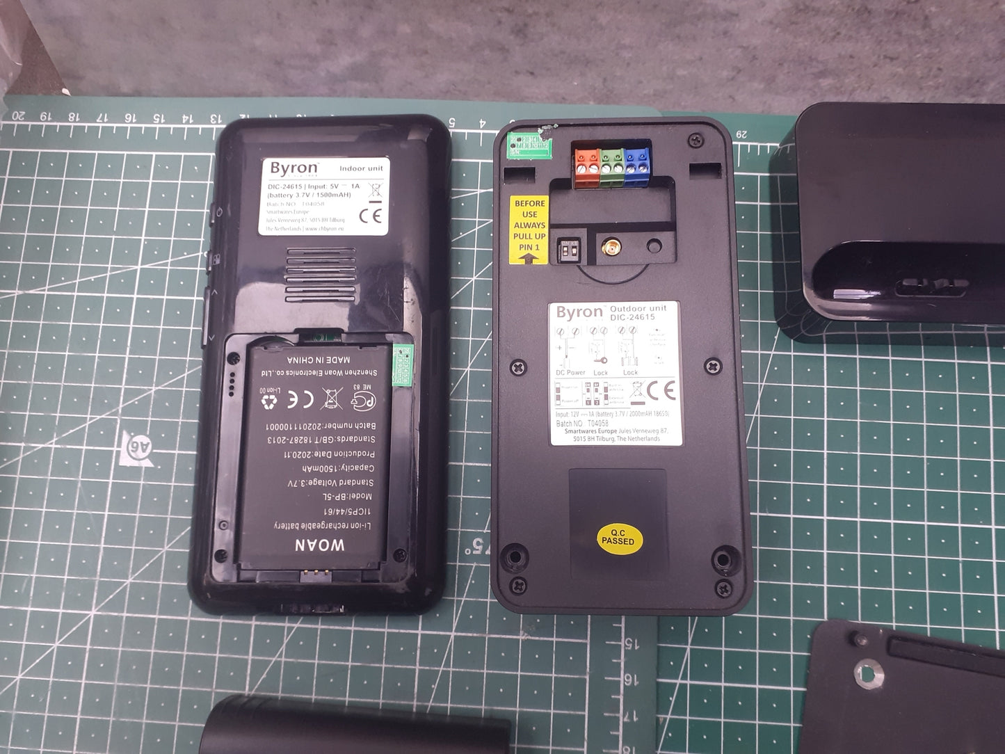 Byron DIC-24615 Kabellose Video Türgegensprechanlage mit Monitor, I15267