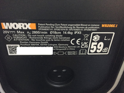 WORX Landroid Vision M600 Mähroboter WR206E.1 für Gärten bis 600m², I34187