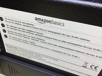 AmazonBasics Tresor 14 l, Schwarz, I25524