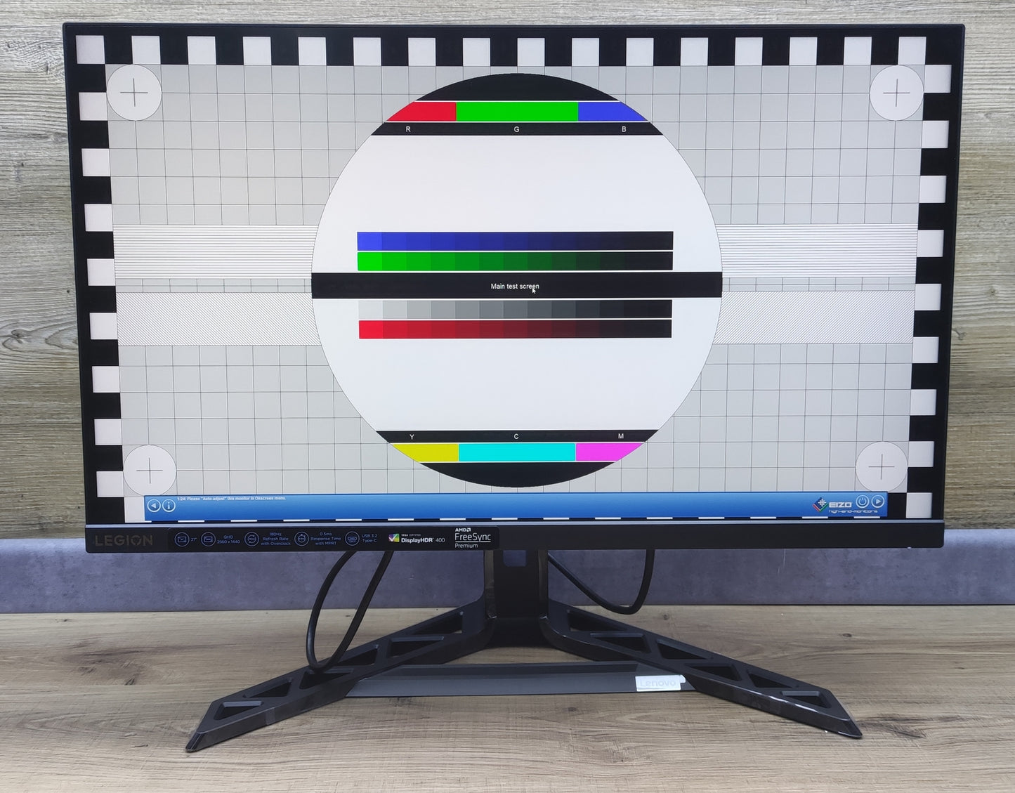 Lenovo Legion Y27h-30 Gaming Monitor 27" 2560x1440 HDR FreeSync 180Hz OC 0.5 ms 