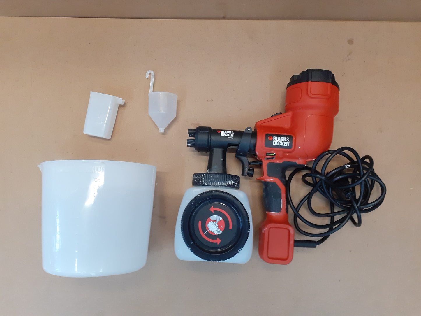 Black & Decker HVLP200 Niederdruck Spritzpistole 400 W, I07939