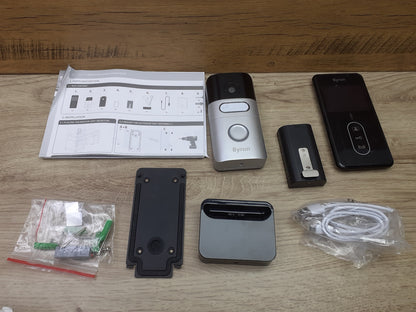 Byron DIC-24615 Kabellose Video Türgegensprechanlage mit Monitor, I23432