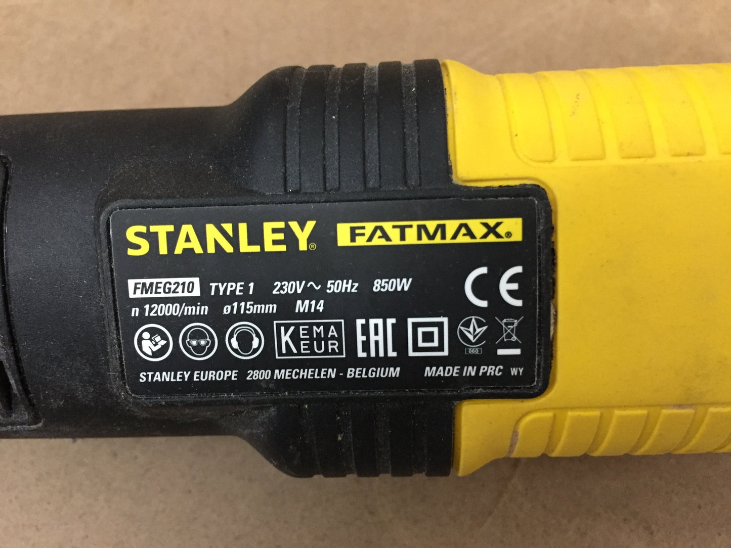 STANLEY FMEG210-QS Winkelschleifer 850W 115mm, I14163