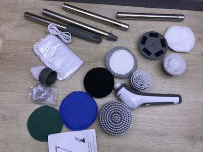 Homtronics GH1002 Elektrische Reinigungsbürste mit 9 Aufsätze, I25923