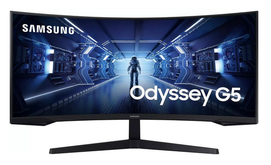 Samsung Odyssey C34G55TWWP Monitor 34" Ultra WQHD 3440x1440 HDR FreeSync 165Hz