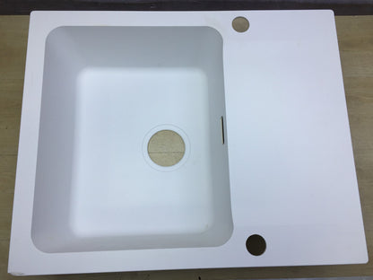 Franke Tectonite-Einbauspüle Orion OID 611-62 114.0380.626 polarweiß, I34259