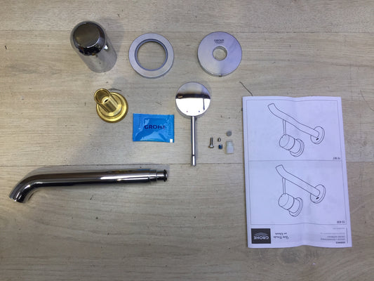 Grohe Essence 2-hole basin mixer 19408001, faucet, I32839 