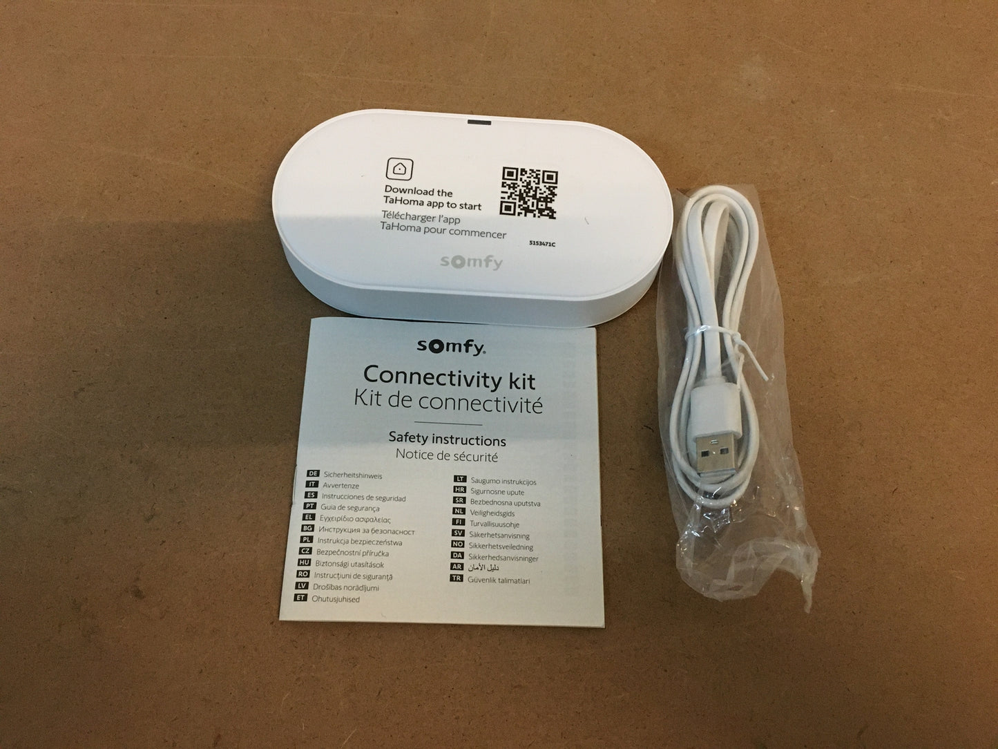 Somfy 1870755 TaHoma mini Connectivity Kit Steuerzentrale, I32385
