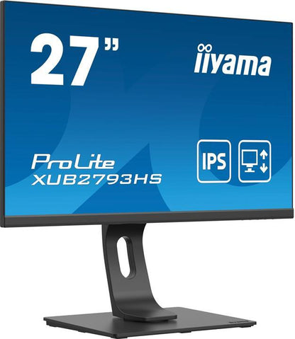 iiyama ProLite XUB2793HS-B4 Monitor 27" FHD 1920x1080 VGA HDMI DP AMD FreeSync