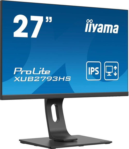 iiyama ProLite XUB2793HS-B4 Monitor 27" FHD 1920x1080 VGA HDMI DP AMD FreeSync