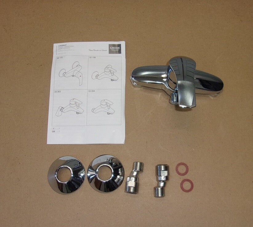 GROHE Eurosmart Einhebelbrausebatterie Chrom, 32172001, Y09646