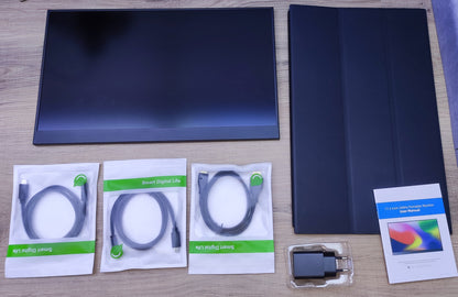 Uperfect Portable Monitor 17.3" 1920x1080 USB-C Mini HDMI 240Hz Speaker 
