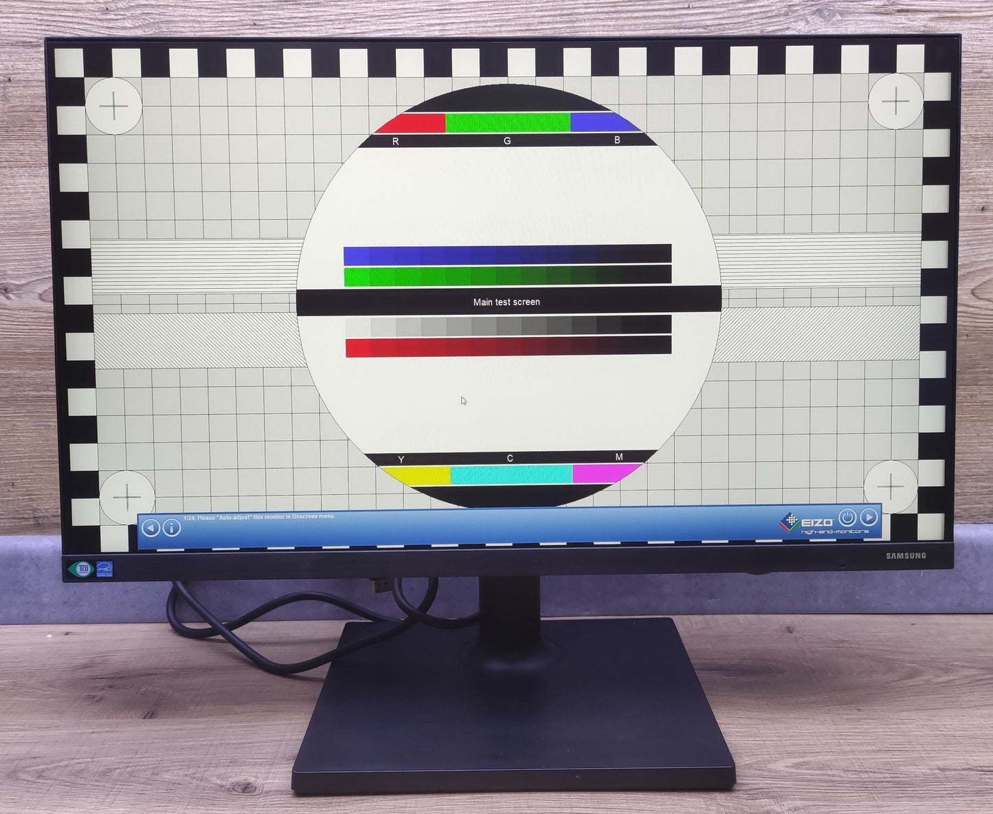 Samsung T45F F24T450FQR Monitor 24" FHD 1920x1080 IPS HDM DP AMD FreeSync 75Hz
