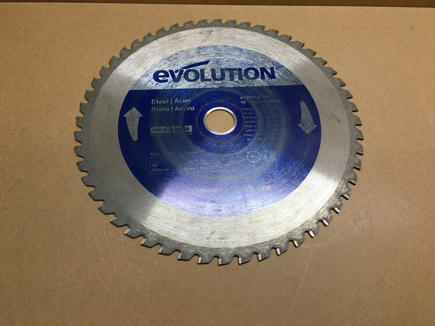 Evolution Power Tools Sägeblatt EVOBLADE255, edelstahl, I29693