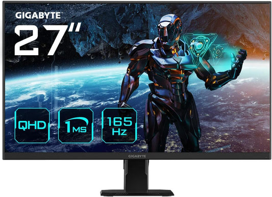 GigaByte GS27Q Gaming Monitor 27" QHD 2560x1440 DP HDMI AMD FreeSync 170Hz OC 