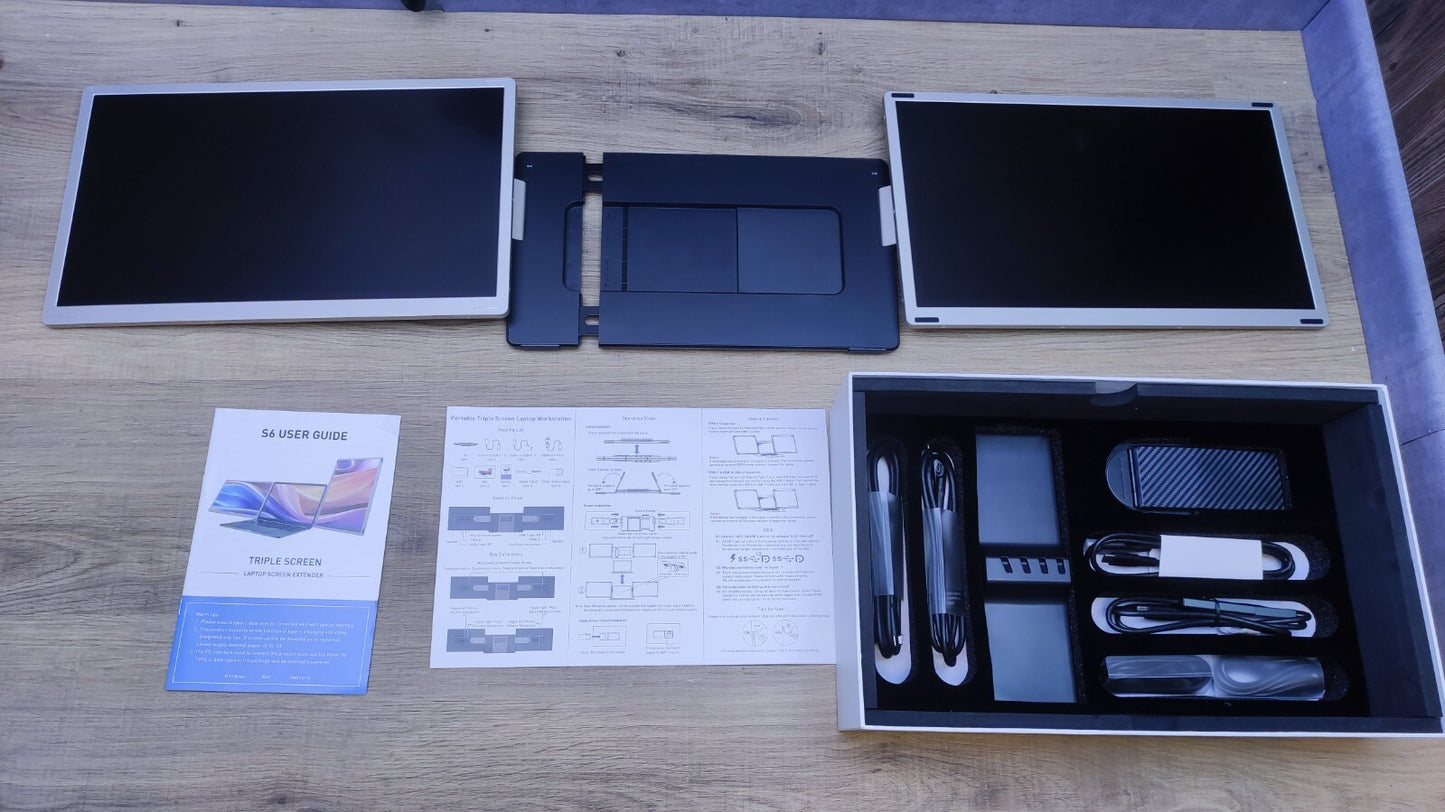 Kefeya S6 Portable Monitor Erweiterung für Laptop 15,6 1920x1080 OLED HDMI USB-C