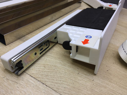 NIUXX Universal Zwischeneinbaurahmen Set für Waschmaschine und Trockner, I34051